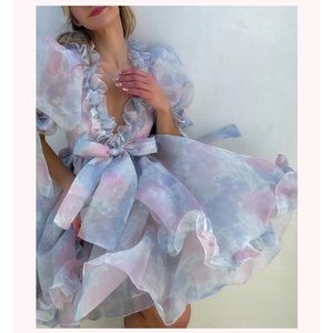 Selkie watercolor Marie dress